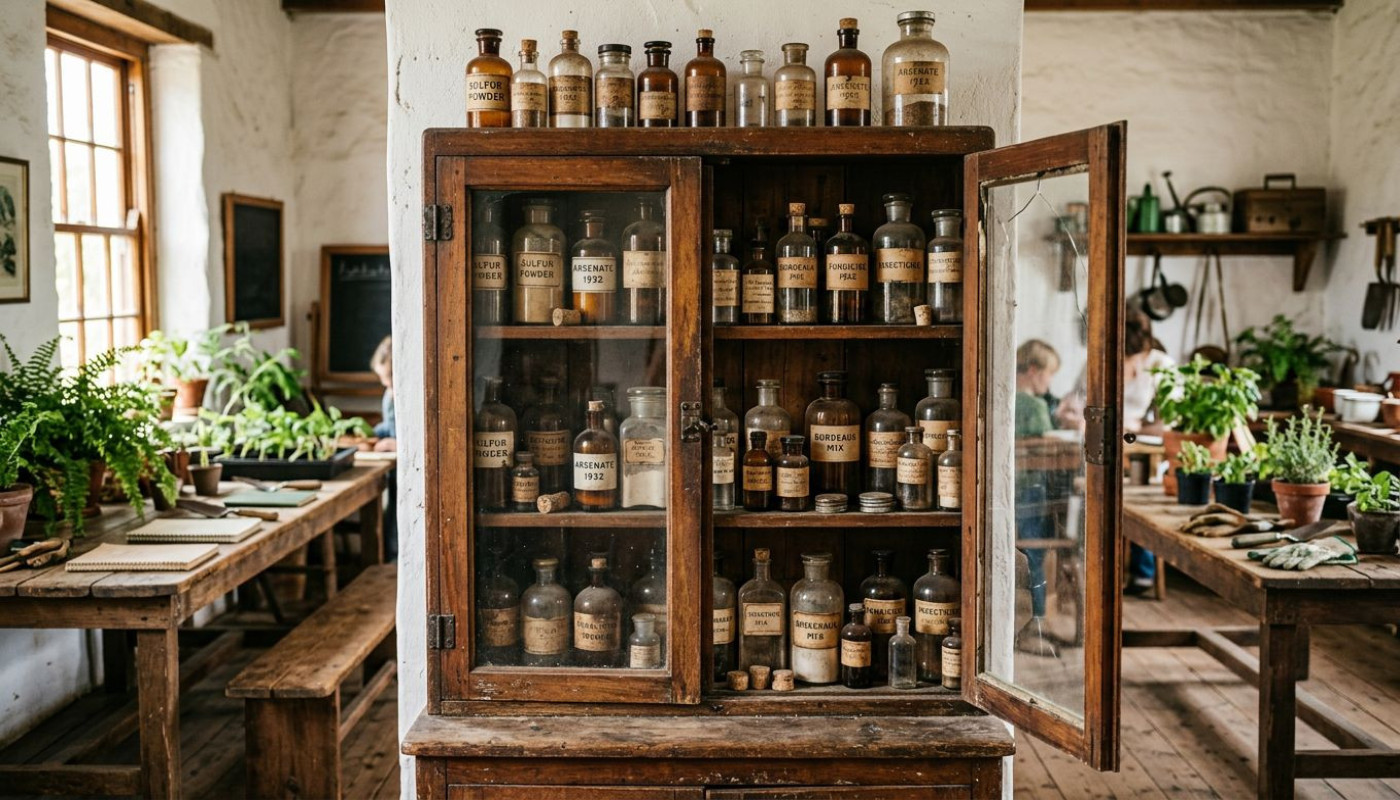 Armoire phytosanitaire : histoires d’évolutions dans les lycées agricoles français