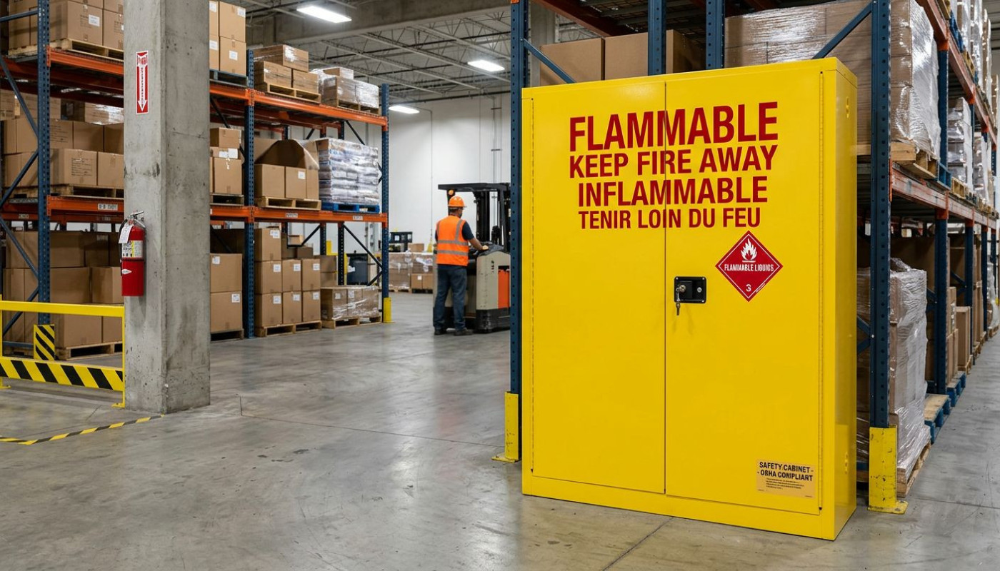 Comment choisir la meilleure armoire pour inflammables pour votre entreprise ?
