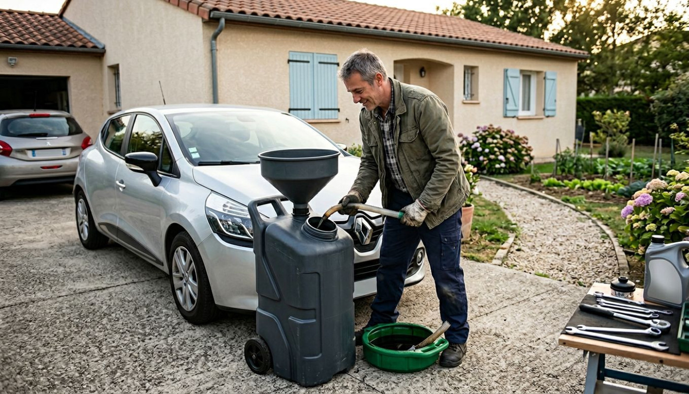 Cuve à huile de vidange : la tendance qui révolutionne l’entretien automobile en France