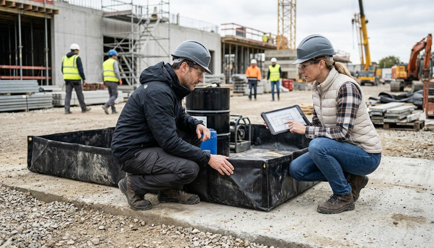 Flexibilité et performance : les architectes plébiscitent le bac de rétention souple