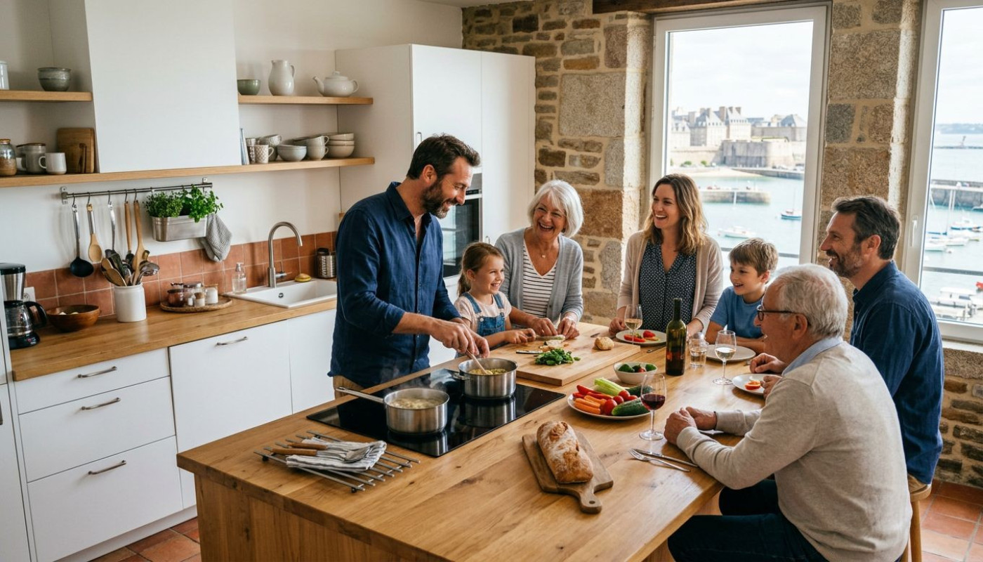 Rencontrez un cuisiniste saint malo qui réinvente la convivialité familiale